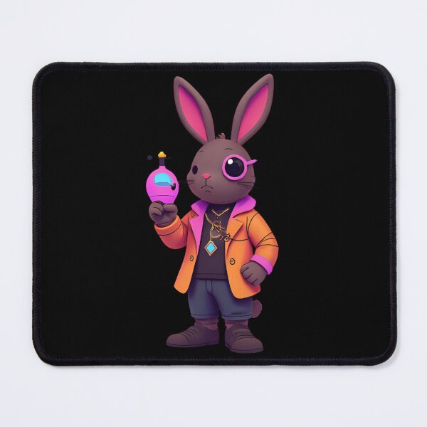 Item preview, cyberpunk rabbit design with cyberpunk style clothing designed and sold by geekmania48.