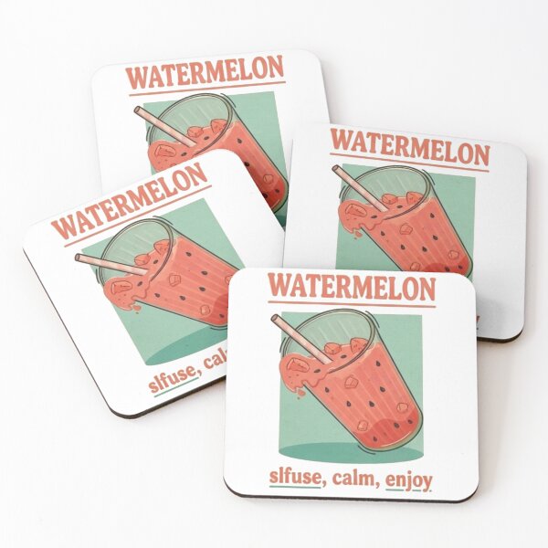 Item preview, Calm Enjoy Watermelon Design | Minimal Summer Aesthetic Art designed and sold by Mialunaa.