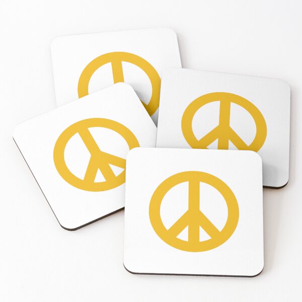 Item preview, Peace sign - yellow designed and sold by Inspirationmotivation.