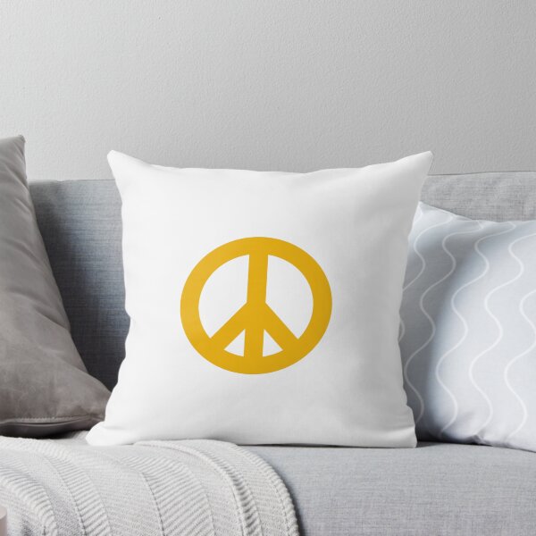 Item preview, Peace sign - yellow designed and sold by Inspirationmotivation.