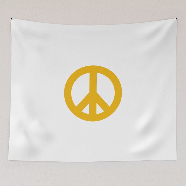 Item preview, Peace sign - yellow designed and sold by Inspirationmotivation.