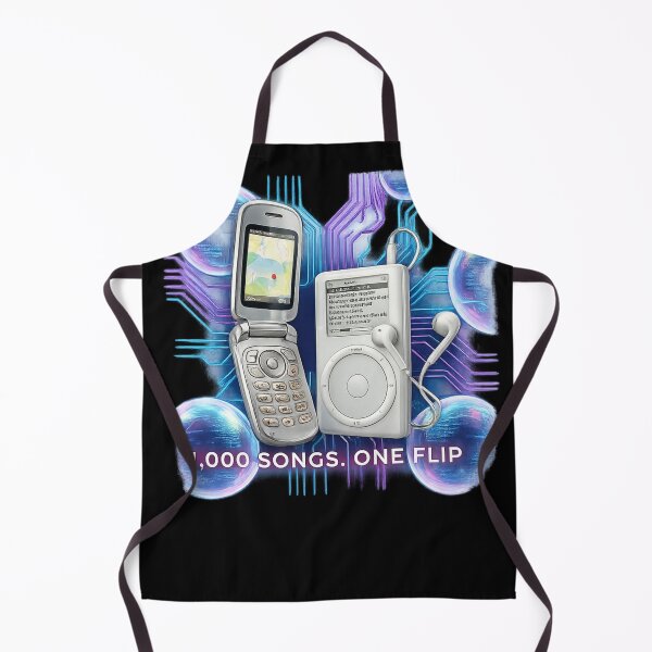Item preview, Retro Y2K Tech Flip Phone and MP3 Player designed and sold by KelliesGrafix.