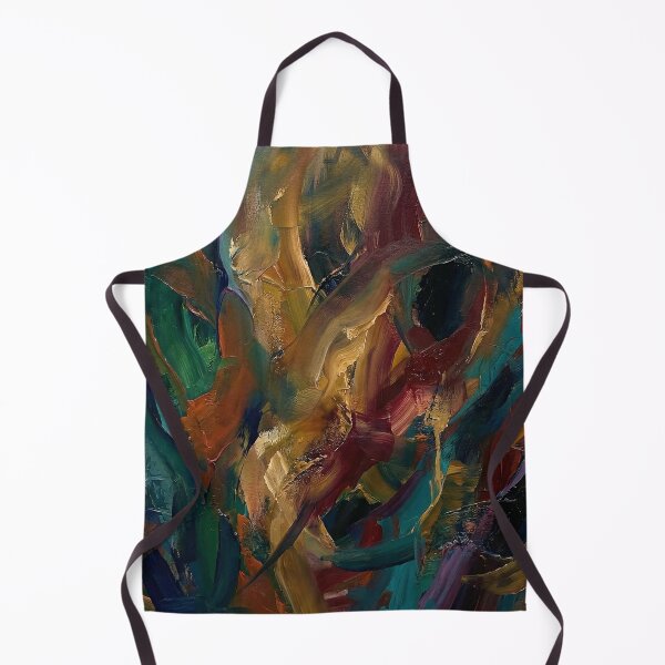 Item preview, Dark Abstract Expressionist Painting Textured Wall Art designed and sold by PixorStudio.