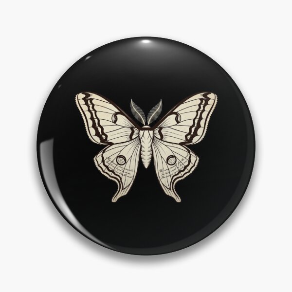 Artikelvorschau, Vintage Poetcore Moth – Dark Academia Schrift & Botanische Kunst entworfen und verkauft von KelliesGrafix.