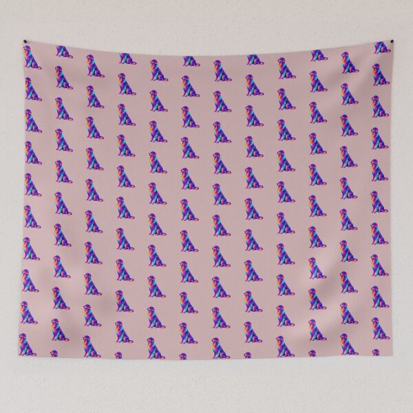 Item preview, Neon Dog Golden Retriver Abstraction Graphic.  designed and sold by byaga.