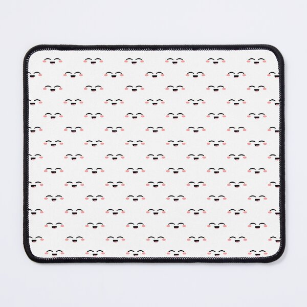 Item preview, Cute kawaii blushing happy joyful face pattern designed and sold by BlushyPrint.