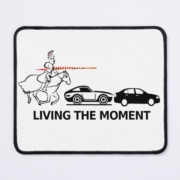 Item preview, Knight in Traffic – Living the Moment Funny Commuter Design v2 designed and sold by ChiaraPagani.