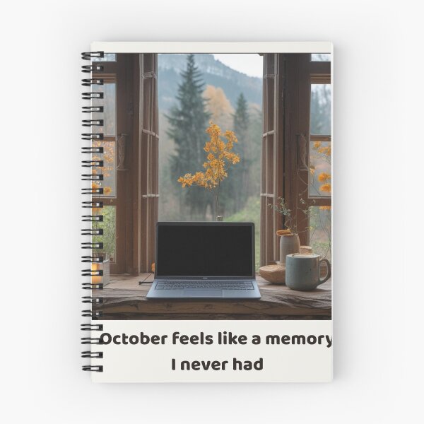 Item preview, October feels like a memory I never had designed and sold by creativityisfun.