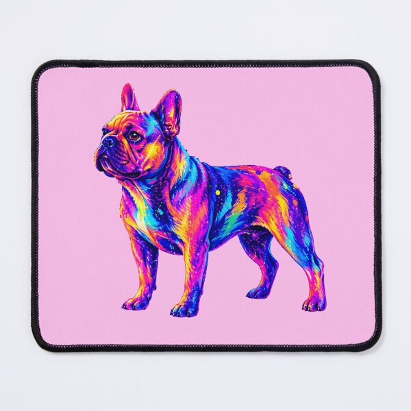 Item preview, Neon Dog French Bulldog Abstraction Graphic. designed and sold by byaga.