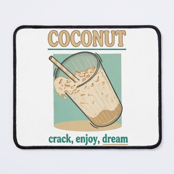 Item preview, Coconut Crack Enjoy Dream Design | Tropical Summer Aesthetic Relax Vibes designed and sold by Mialunaa.