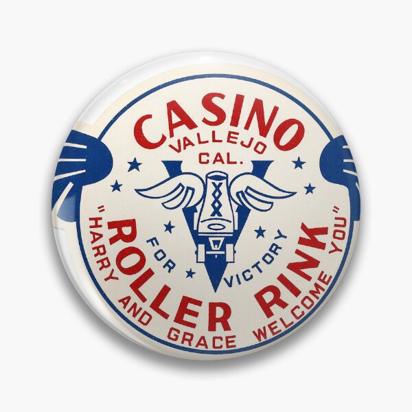 Item preview, Casino Roller Rink Vallejo California Roller Skating Rink Sticker Decal Label designed and sold by tislord.