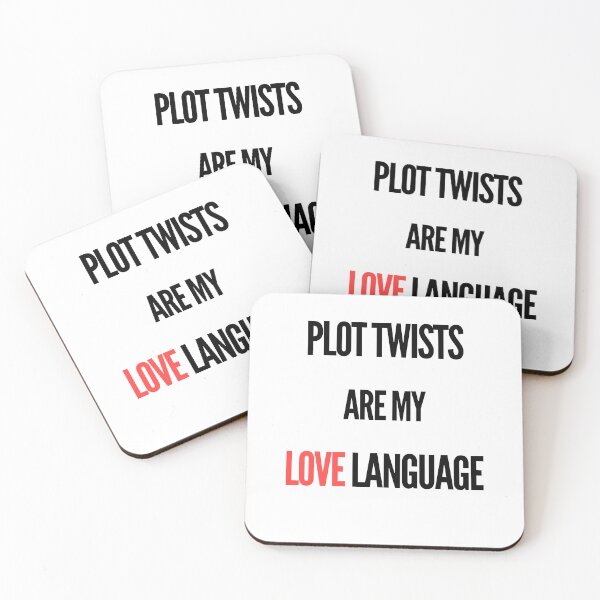 Item preview, Plot twists are my love language designed and sold by raffrasta.