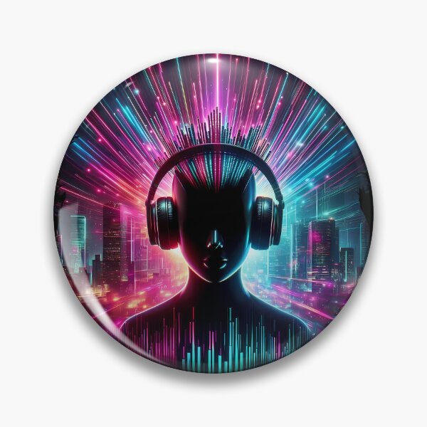 Item preview, Cosmic Cyberpunk Vocalist Pulse designed and sold by Art-Arcade6.