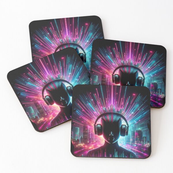 Item preview, Cosmic Cyberpunk Vocalist Pulse designed and sold by Art-Arcade6.