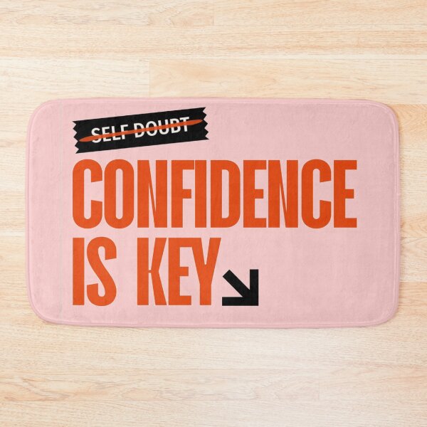 Item preview, Confidence Is Key — Motivational Self Growth Quote designed and sold by TZAR WORKS.