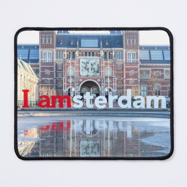 Item preview, Amsterdam City T-Shirt with Graphic | Vintage Aesthetic Travel Design designed and sold by MedCanvas.
