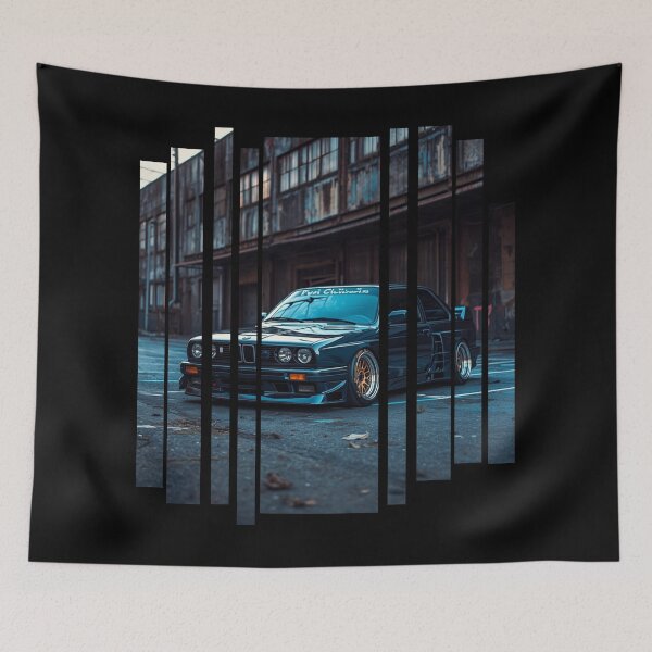 Item preview, B.W the Power of the 3 coupe with wide body kit, street racing vibe, high contrast neon colors 20 designed and sold by Neon G.
