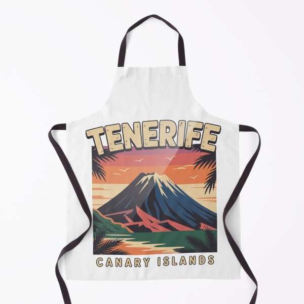Item preview, Vintage Tenerife Canary Islands – Retro Volcano & Tropical Palm T-Shirt designed and sold by MerchlyMike.
