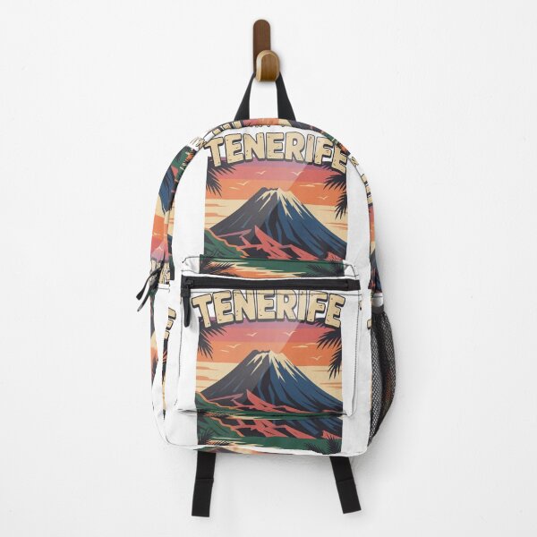 Item preview, Vintage Tenerife Canary Islands – Retro Volcano & Tropical Palm T-Shirt designed and sold by MerchlyMike.