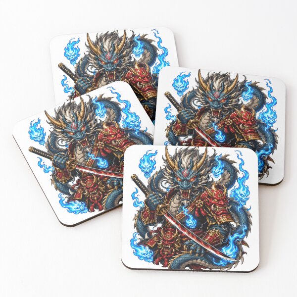 Item preview, Dragon Oni Spirit – Draconic Warrior with Spectral Flames designed and sold by CR3@TIX-BOUTIK.