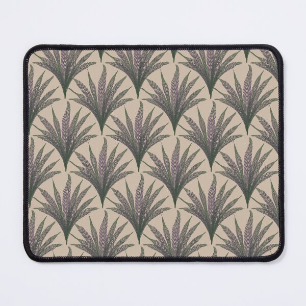 Item preview, Embroidered Fern Pattern, Neutral Botanical Textile Design designed and sold by Shop On Rosebud.