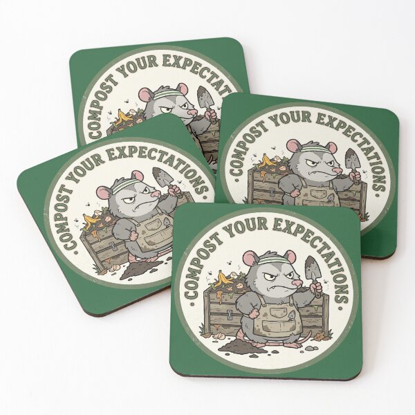 Item preview, Compost Your Expectations - Grumpy Gardening Possum designed and sold by MVPtech.