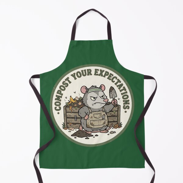 Item preview, Compost Your Expectations - Grumpy Gardening Possum designed and sold by MVPtech.
