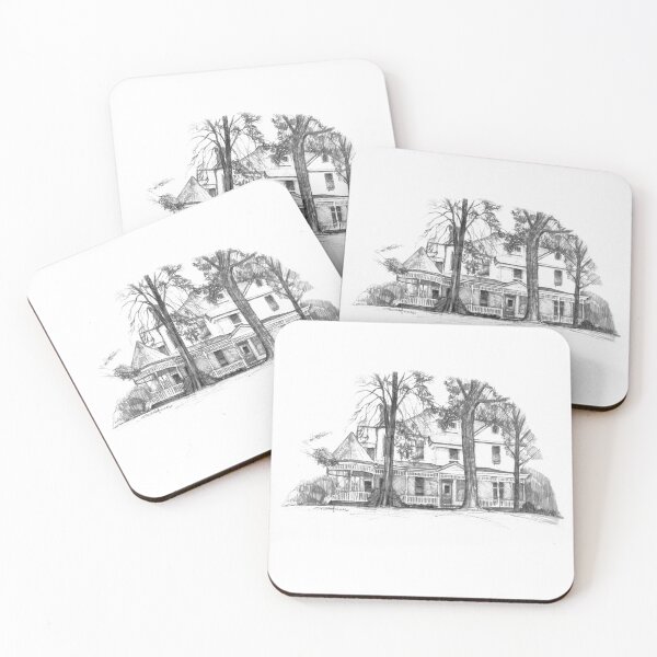 Item preview, Victorian Home Pencil Sketch designed and sold by drygulchshop.