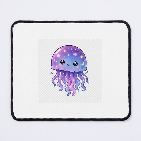 Item preview, Cute Galaxy Jellyfish Kawaii Sticker designed and sold by ZenOtaku Lab.