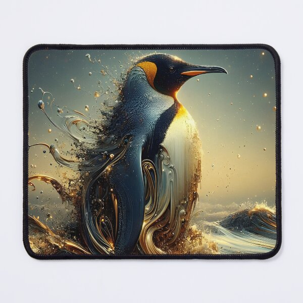 Item preview, Oil-soaked Penguin designed and sold by ki-mer-a.