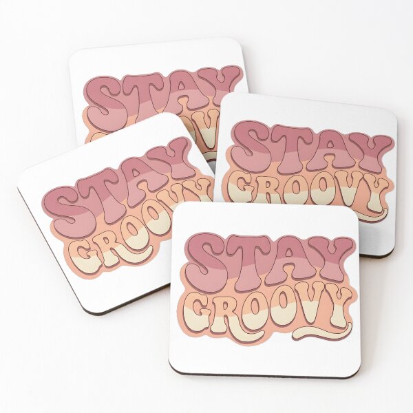 Item preview, Stay Groovy Melted Retro 70s Wavy Typography designed and sold by GreatPeopleMind.