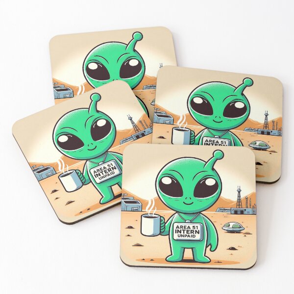 Item preview, Area 51 Unpaid Intern Alien Illustration designed and sold by besttshirts3.