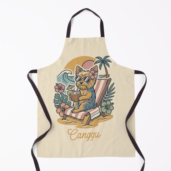 Item preview, Tropical Yorkie Beach Relaxation Canggu Vibes designed and sold by MythicCotton.