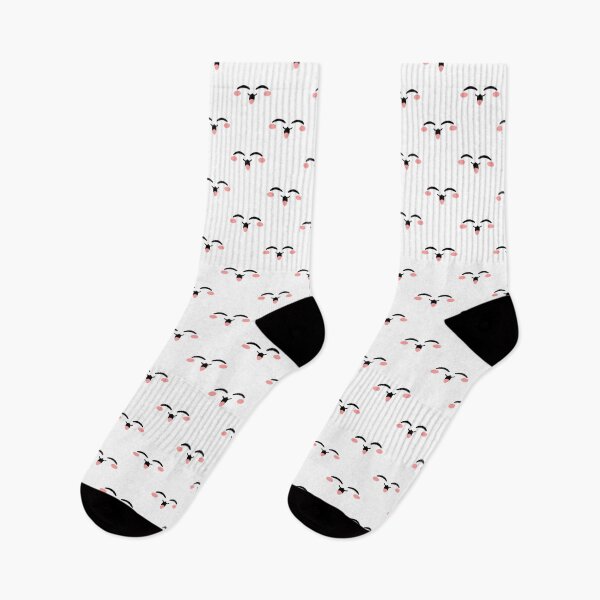 Item preview, Cute kawaii blushing uwu joyful face pattern designed and sold by BlushyPrint.