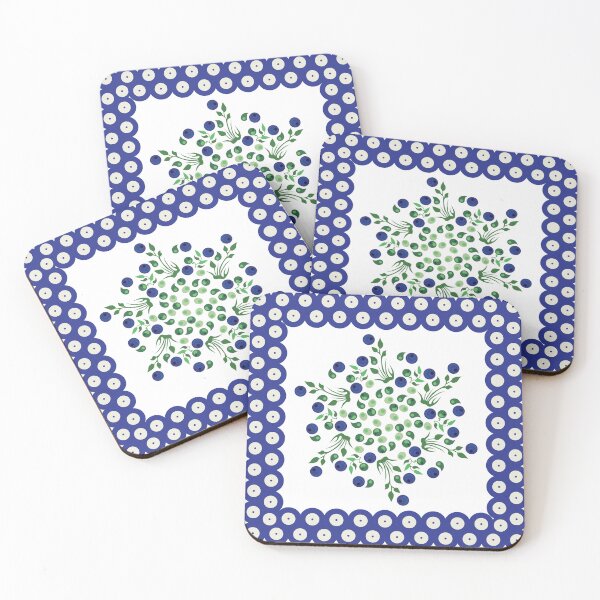 Item preview, Bolesławiec Polish Pottery Floral Tile Pattern designed and sold by MashaVed.
