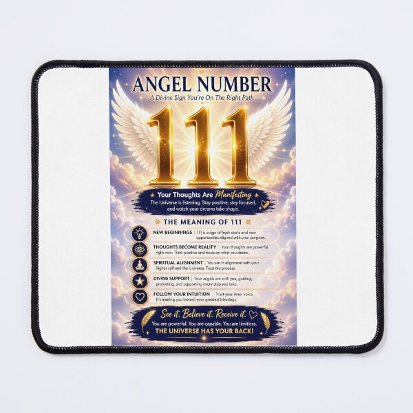 Item preview, Angel Number 111 Manifestation Divine Energy Design designed and sold by HiteshArt111.