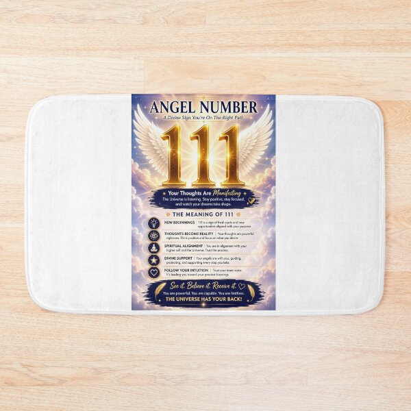 Item preview, Angel Number 111 Manifestation Divine Energy Design designed and sold by HiteshArt111.