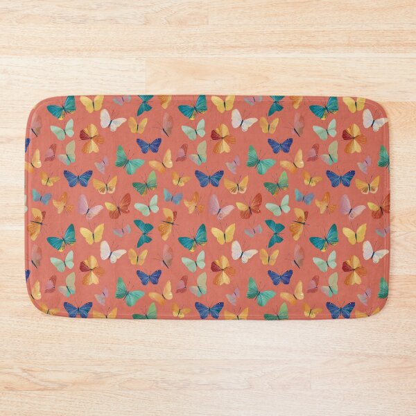 Item preview, Colorful Watercolor Butterflies Pattern designed and sold by NicolasGlowArt.