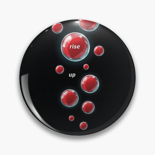 Item preview, Rise Up Red Glossy Bubbles Abstract designed and sold by besttshirts3.