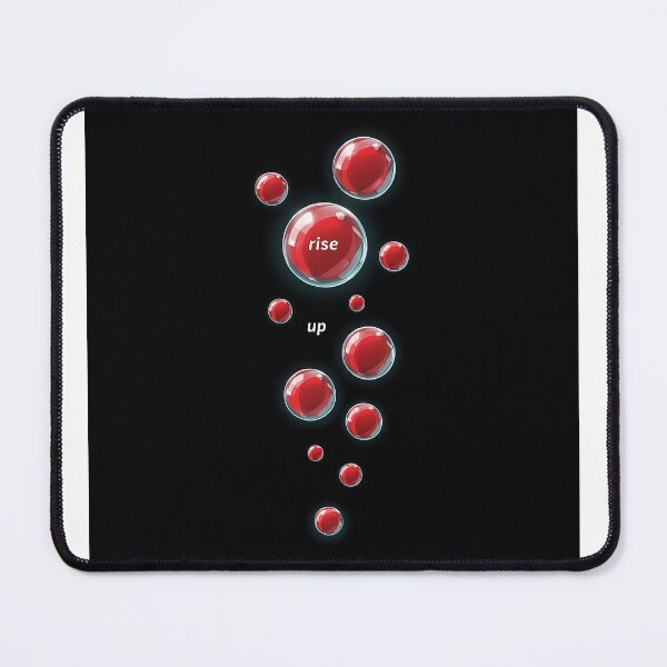 Item preview, Rise Up Red Glossy Bubbles Abstract designed and sold by besttshirts3.