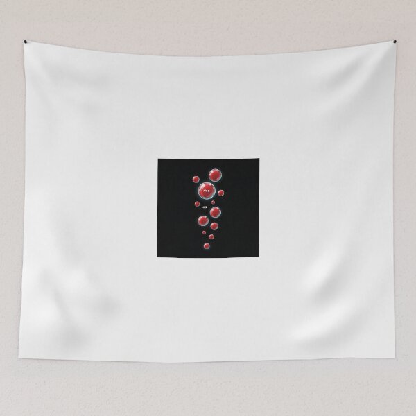 Item preview, Rise Up Red Glossy Bubbles Abstract designed and sold by besttshirts3.