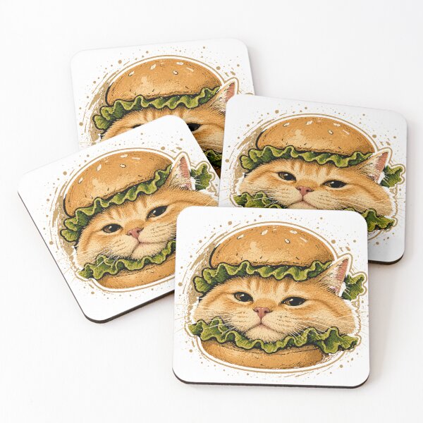 Item preview, Cute Orange Cat Hamburger designed and sold by McPurrface.