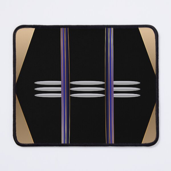 Item preview, Bronze Meridian — Black Gold and Navy Geometric Abstract designed and sold by Dee Tirang.