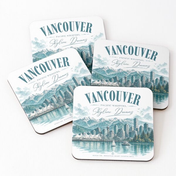 Item preview, Vancouver Where Ocean Meets City and skyline designed and sold by IronicAuraChic.