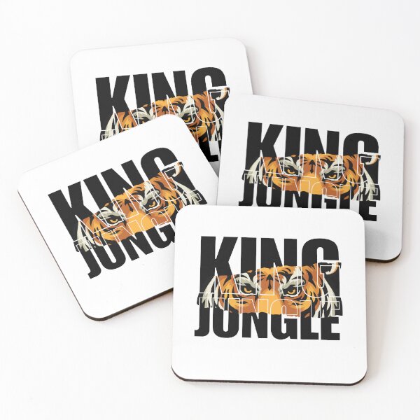 Item preview, King of the Jungle Typography Art designed and sold by EliteCanvasCo.