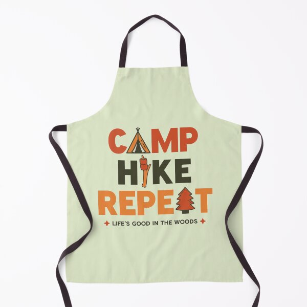 Artikelvorschau, Camp Hike Repeat – Retro-Outdoor-Abenteuergrafik entworfen und verkauft von TZAR WORKS.