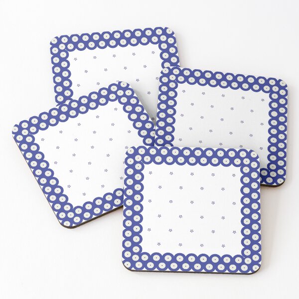 Item preview, Bolesławiec Polish Pottery Blue Dot Tile Pattern designed and sold by MashaVed.