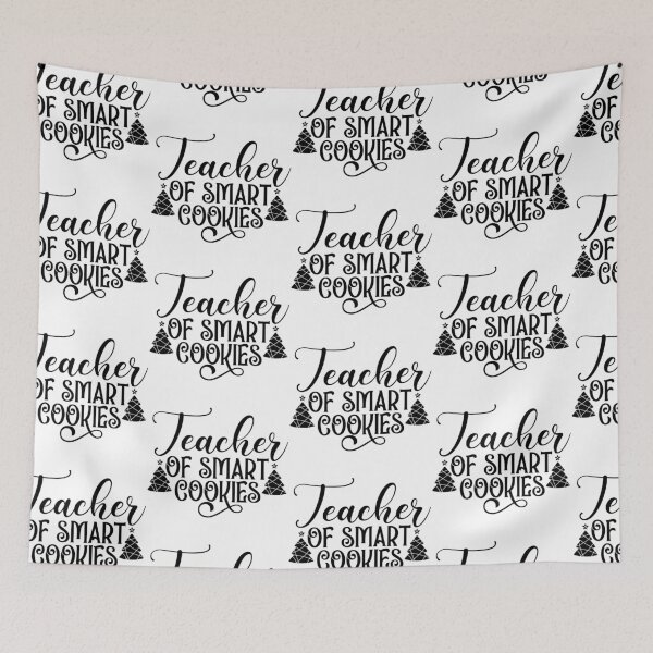 Item preview, Teacher Of Smart Cookies Christmas Cat - Funny Festive Holiday Educator Gift designed and sold by FuzionRaptor.