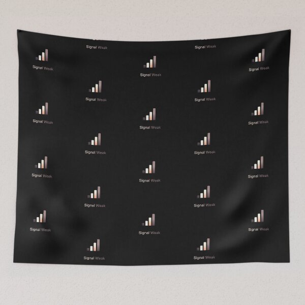 Item preview, Signal Weak Minimalist Low Battery Mood Art designed and sold by artlife4.