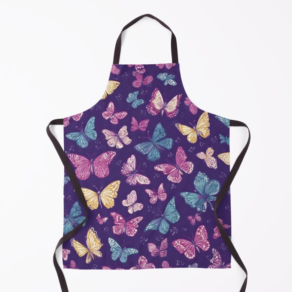 Item preview, Elegant Butterfly Swarm Purple Pattern Art designed and sold by NicolasGlowArt.